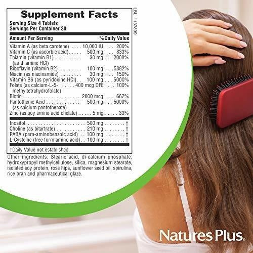 Natures Plus Ultra Hair - 120 Mini Tabletas