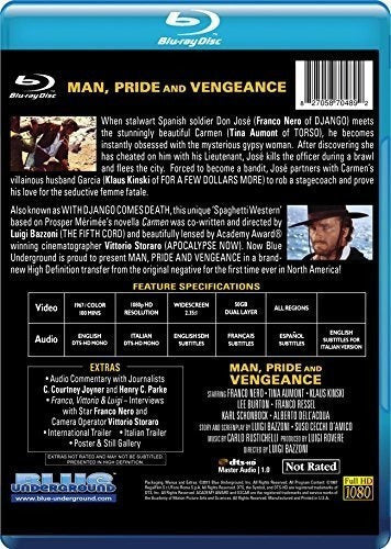 Hombre Orgullo Y Venganza blu ray