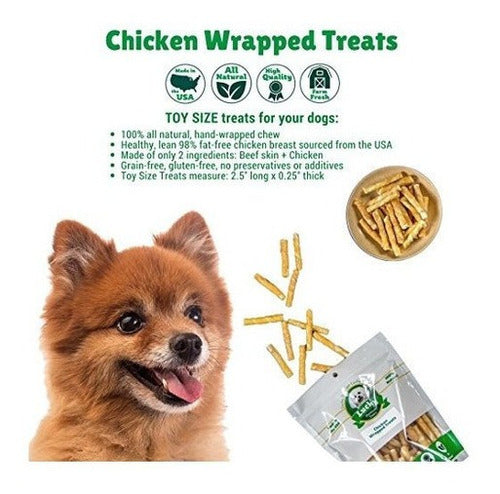 Pollo Envuelto En Pollo Masticables Para Perros