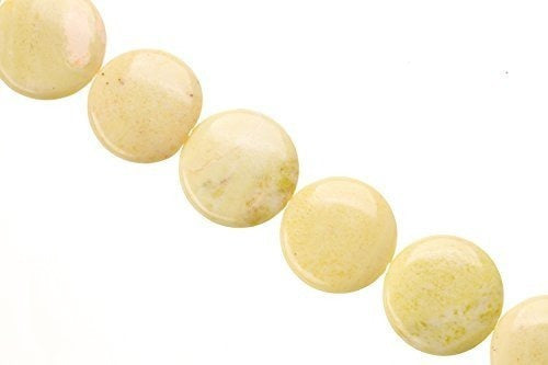 Granos Redondos Planos De Cristal De Cuarzo Soplado Piedras