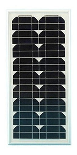 Apollo Ap212 Panel Solar De 20 Vatios Y Soporte De Montaje