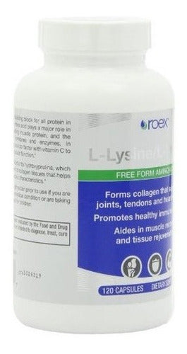 L-lisina-suplemento Nutricional 120 Unidades