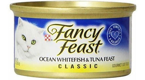 Purina Fancy Feast Classic Paté Ocean Whitefish Y Atún Feast