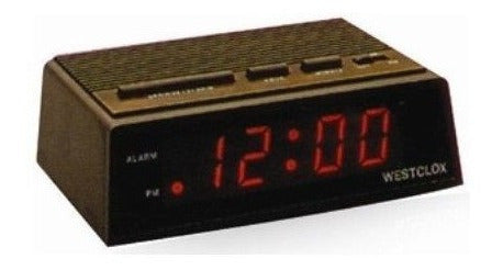 Despertador Led Retro De Madera