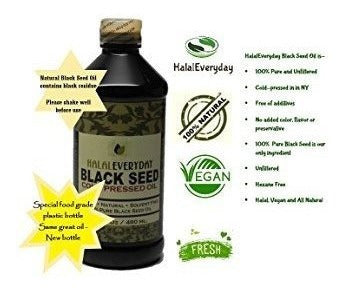 Aceite De Semilla Negra Pura de 16 Onzas