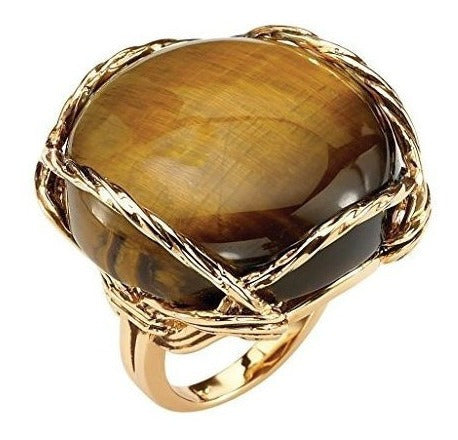 Anillo De Almohada Con Ojo De Tigre