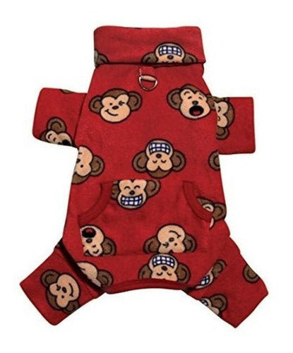 Pijama de cuello alto de polar