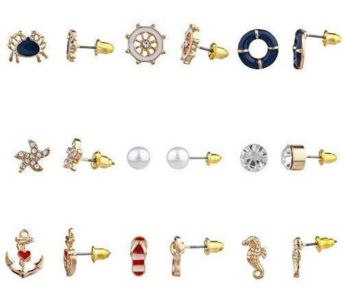 Paquetes de Aretes en oro diseños varios