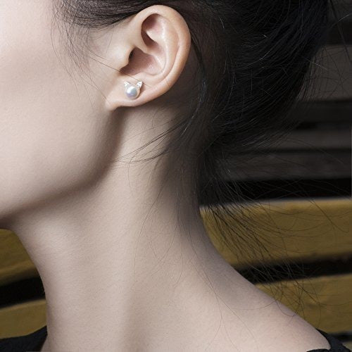 Aretes De Gato Aretes De Diamantes Para Mujer Aretes De Cz