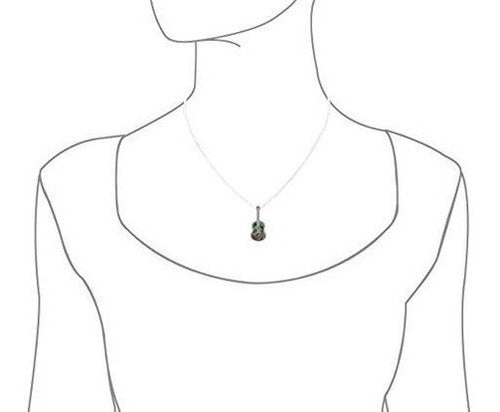 Collar Colgante Con Ukelele En Plata De Ley