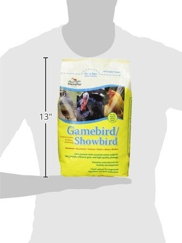 Manna Pro Gamebird Showbird Se Desmorona, 5 libras