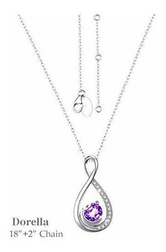 Joyería de amatista natural para mujer