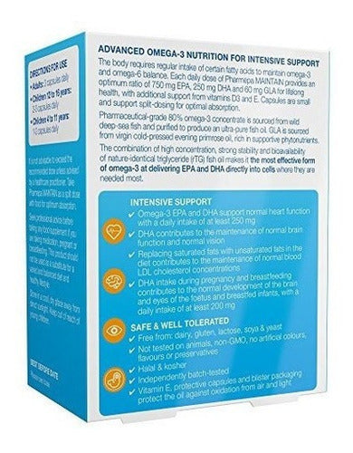 Pharmepa Mantiene El Aceite De Pescado Epa Dha Omega-3 Y D3,