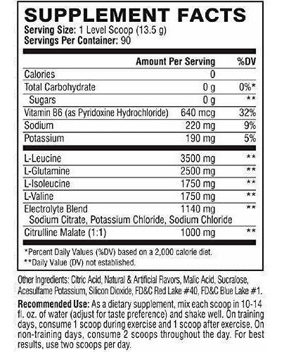 Scivation Xtend Bcaa En Polvo, Aminoácidos De Cadena