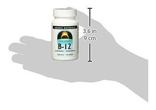 Vitamina B12 Sublingual 2,000 Mcg De Source Naturals, 100 Ct