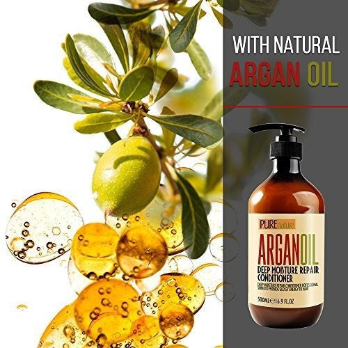 Acondicionador De Aceite De Argán Marroquí Sin Sulfato