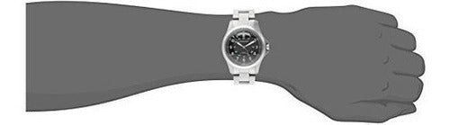 Reloj con esfera negra para hombre