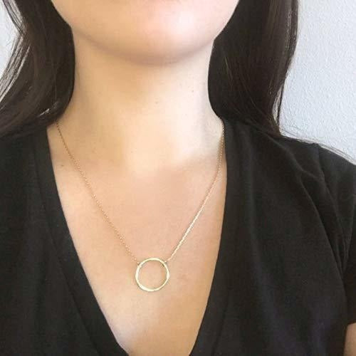 Collar 14k Gold Fill Dainty Round