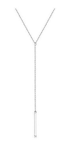 Collar Metzakka Lariat de plata de ley