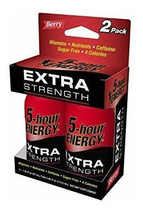 Suplemento Energético Extra Fuerte De 5 Horas, de Baya