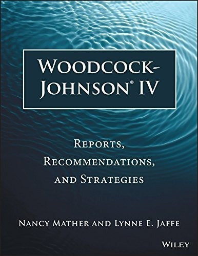 Woodcock-johnson Iv Informes Recomendaciones y Estrategias