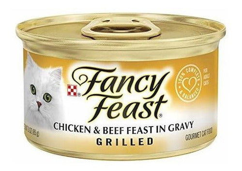 comida De Pollo A La Parrilla Y Carne para gatos