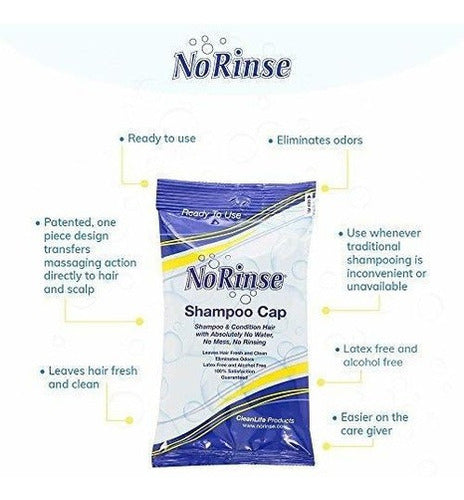 champú y condición del cabello sin agua o enjuague