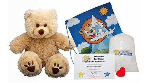 Haz Tu Propio Peluche Oso Pardo Peludo - ¡sin Costuras -