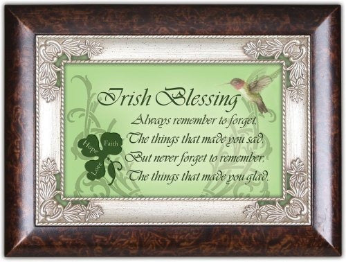 Cottage Garden Irish Blessing Caja De Música Italiana