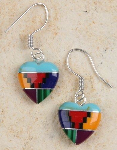 Pendientes - Corazón en Mosaico