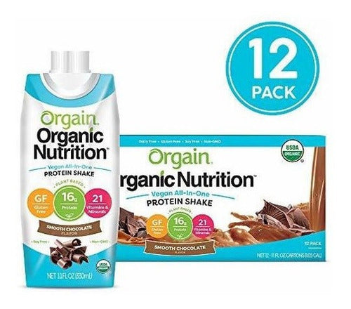 Batido Orgánico De Nutrición Vegan A Base De Plantas