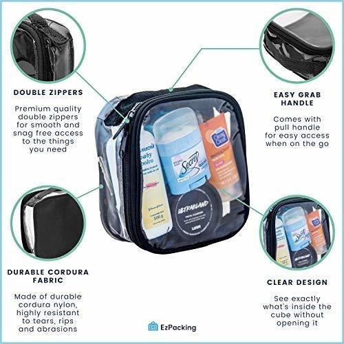 Transparente Aprobado Por La Tsa 3-1-1 Bolsa De Artículos