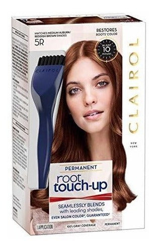 Clairol Nice N Easy Root Touch Up, Castaño Rojizo Medio