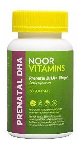 Vitaminas prenatales con DHA 30 Cápsulas Blandas