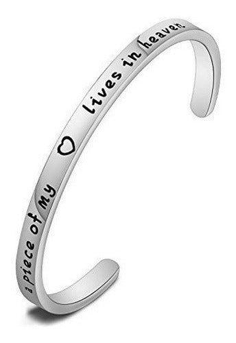 Kuiyai Brazalete De Un Pedazo De Mi Corazón Vive En El Cielo