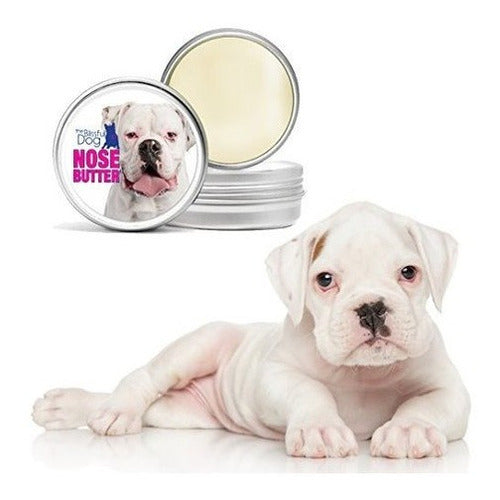 Mantequilla de nariz de perro para nariz de perro seca