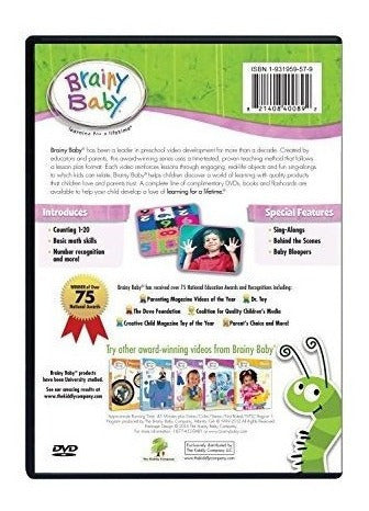 Brainy Baby 123s Dvd Introducción A Los Números Del 1 Al 20