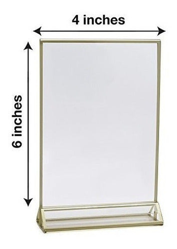 Marco De Fotos De Acrílico Claro De Calidad Superestrella