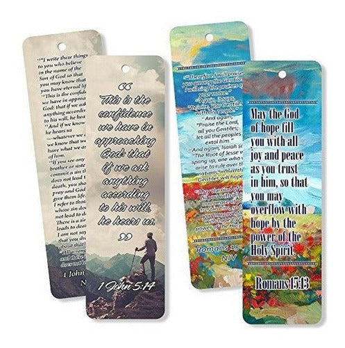 Tarjetas De Marcadores Cristianos Con Versículos