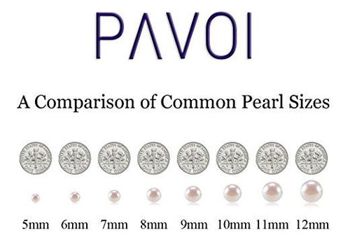 Pendientes De Perlas Cultivadas De Agua Dulce