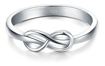 Boruo Anillo De Plata De Ley 925, Alto Brillo, Símbolo De