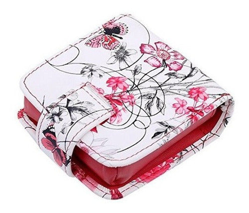 Funda De Lápiz Labial Doble De Cuero Genuino