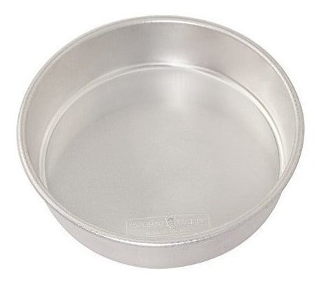Molde para pasteles de capa redonda de aluminio natural