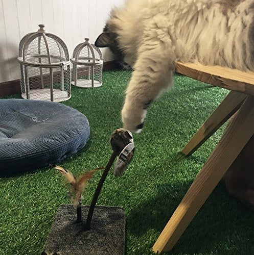 Kooba Mouse Feather - Juguete Interactivo Para Gatos