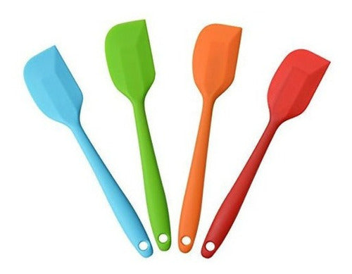 Espátulas De Silicona De 10 Caucho Antiadherente Flexible