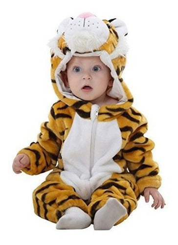 Disfraz Winter and Autumn Flannel Jumpsuit Animal