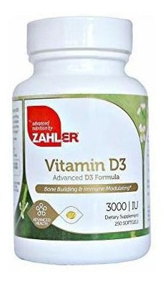 Zahler Vitamina D3 3000iu, Un Suplemento Totalmente Natural