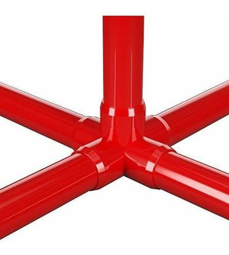 Conexión Cruzada De Pvc De 5 Vías,