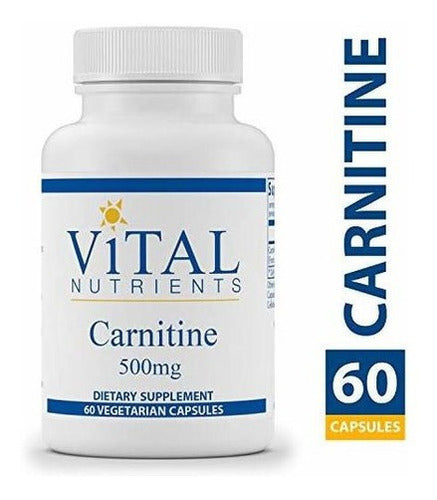 Vital Nutrients - Carnitine 500 Mg - Cardiovascular And Fat