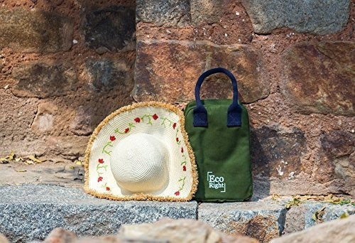 Bolsa De Asas Para El Almuerzo Ecoright Lona De Algodón